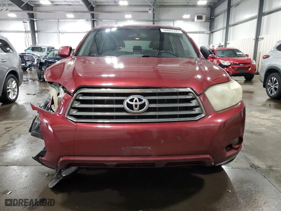 2008 Toyota Highlander Sport with VIN JTEES43AX82075666, listed as a Copart auction lot 50886395 with 241,228 mi miles and Salvage Title. Bid and sale history available at carsss.com. Image 5.