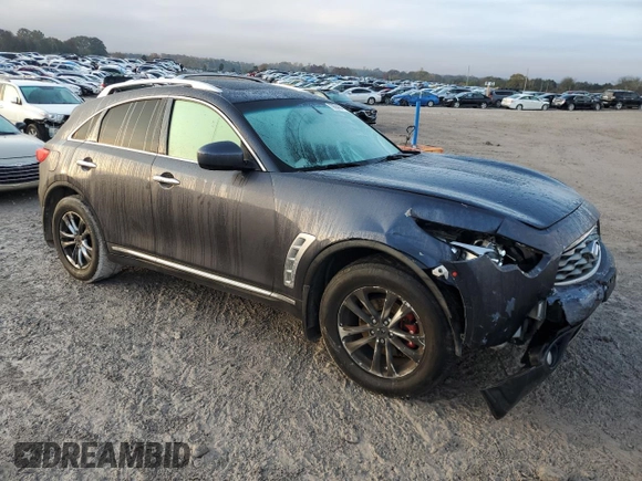 2011 Infiniti FX35 with VIN JN8AS1MW9BM733456, listed as a Copart auction lot 79084084 with 0 mi miles and Salvage Title. Bid and sale history available at carsss.com. Image 4.