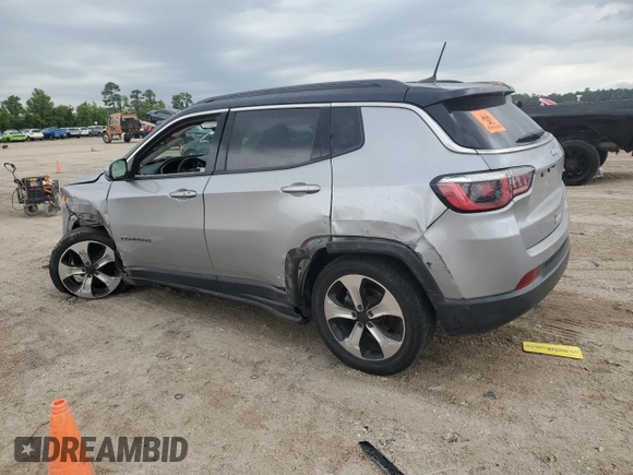 2018 Jeep Compass Latitude with VIN 3C4NJCBBXJT105930, listed as a Copart auction lot 55425385 with 177,007 mi miles and Salvage title. Bid and sale history available at DreamBid. Image 2.