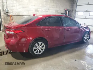 2022 Toyota Corolla LE with VIN 5YFEPMAE5NP314128, listed as a Copart auction lot 53477825 with 13,125 mi miles and Salvage Title. Bid and sale history available at DreamBid. Image 3.