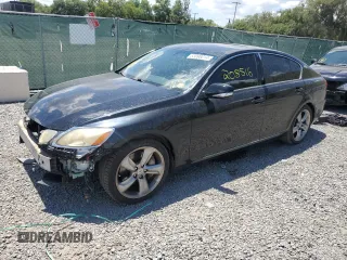 2008 Lexus GS 350 with VIN JTHBE96S180035888, listed as a Copart auction lot 53098014 with 208,516 mi miles and Salvage Title. Bid and sale history available at carsss.com. Image 1.