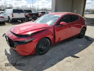 2020 Mazda 3 Preferred with VIN JM1BPBMMXL1153156, listed as a Copart auction lot 52146895 with Not provided miles and Clean title. Bid and sale history available at DreamBid. Image 1.