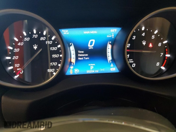 2020 Maserati Levante S with VIN ZN661YUL8LX343823, listed as a Copart auction lot 44697995 with 35,204 mi miles and Salvage title. Bid and sale history available at DreamBid. Image 9.