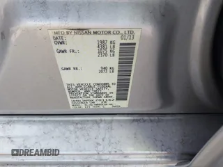 2013 Nissan Altima SV z VIN 1N4BL3AP0DC201162, wystawiony jako IAAI lot #42079925 z przebiegiem Nie podano mil oraz . Historia ofert i sprzedaży dostępna na DreamBid. Obrazek 9.