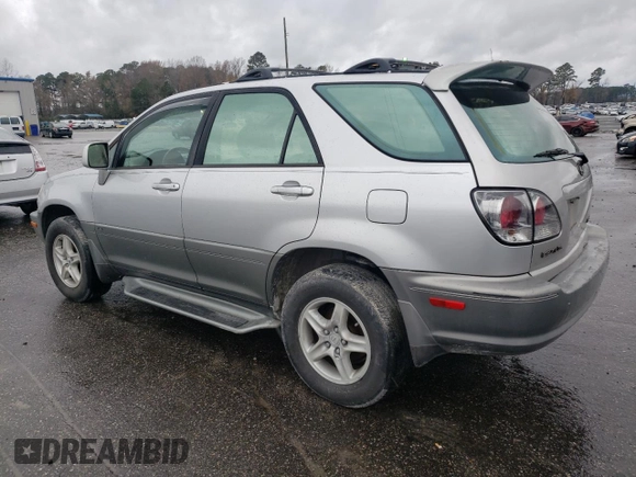 2002 Lexus RX 300 with VIN JTJGF10U320141862, listed as a Copart auction lot 77984184 with 260,379 mi miles and Salvage Title. Bid and sale history available at carsss.com. Image 2.