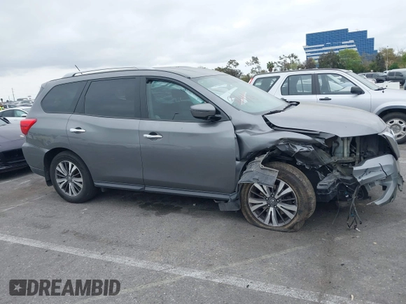 2017 Nissan Pathfinder S with VIN 5N1DR2MN0HC658402, listed as a IAAI auction lot 41857093 with 142,070 mi miles and . Bid and sale history available at DreamBid. Image 14.