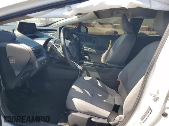 2023 Toyota Prius LE z VIN JTDACAAUXP3013799, wystawiony jako Copart lot #54194645 z przebiegiem 29 390 mil mil oraz Szkoda całkowita • Salvage title. Historia ofert i sprzedaży dostępna na DreamBid. Obrazek 7.