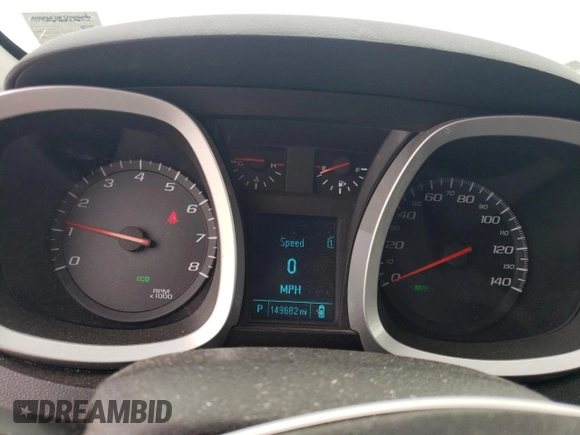 2012 Chevrolet Equinox LT w/1LT with VIN 2GNALDEK1C6176202, listed as a Copart auction lot 50378105 with 149,682 mi miles and Salvage Title. Bid and sale history available at carsss.com. Image 9.