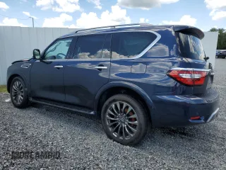 2023 Nissan Armada Platinum with VIN JN8AY2DB8P9835097, listed as a Copart auction lot 63840294 with 36,747 mi miles and Non Repairable. Bid and sale history available at carsss.com. Image 2.