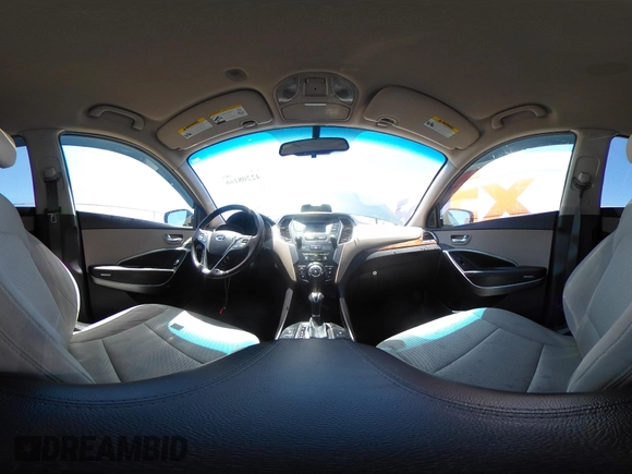 2014 Hyundai Santa Fe with VIN 5XYZUDLB9EG169614, listed as a IAAI auction lot 42208166 with 139,103 mi miles and . Bid and sale history available at DreamBid. Image 18.