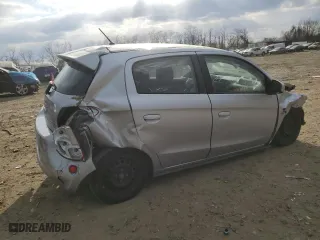 2015 Mitsubishi Mirage DE with VIN ML32A3HJ4FH053303, listed as a Copart auction lot 45952675 with 122,396 mi miles and Salvage Title. Bid and sale history available at carsss.com. Image 3.