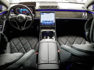 2024 Mercedes-Benz S 680 Maybach z VIN W1K6X7KB4RA243160, wystawiony jako Copart lot #49357235 z przebiegiem 6440 mil mil oraz Szkoda całkowita • Salvage title. Historia ofert i sprzedaży dostępna na DreamBid. Obrazek 8.