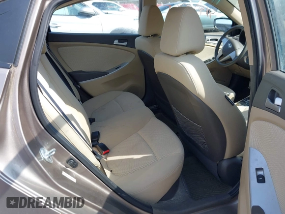 2013 Hyundai Accent GLS with VIN KMHCT4AE1DU314191, listed as a IAAI auction lot 41979265 with 177,944 mi miles. Bid and sale history available at carsss.com. Image 8.