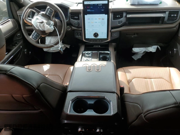 2024 Ford Expedition King Ranch with VIN 1FMJU1P81REB01523, listed as a Copart auction lot 53421195 with 3,428 mi miles and Salvage title. Bid and sale history available at DreamBid. Image 8.