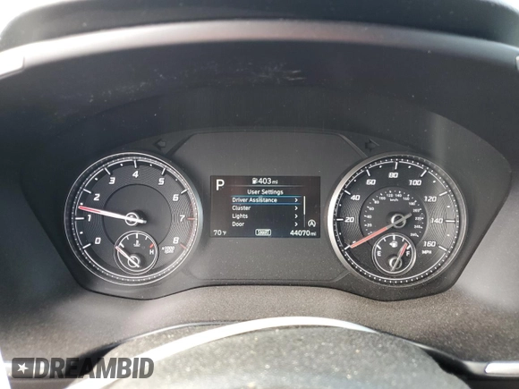 2022 Hyundai Santa Fe SEL z VIN 5NMS2DAJ7NH466002, wystawiony jako Copart lot #57593615 z przebiegiem 44 070 mil mil oraz Szkoda całkowita • Salvage title. Historia ofert i sprzedaży dostępna na DreamBid. Obrazek 9.
