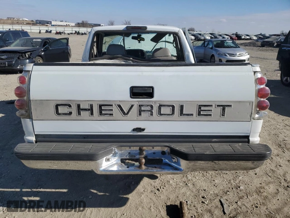 1996 Chevrolet Silverado 1500 with VIN 1GCEC14R1TZ185395, listed as a Copart auction lot 42244085 with 545,084 mi miles and Salvage Title. Bid and sale history available at DreamBid. Image 6.