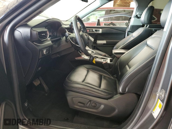 2021 Ford Explorer XLT with VIN 1FMSK8DH6MGB67294, listed as a Copart auction lot 52707955 with 59,470 mi miles and Salvage Title. Bid and sale history available at carsss.com. Image 7.