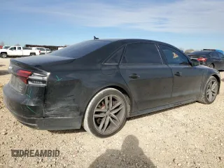 2017 Audi A8 Sport with VIN WAU43AFD5HN015873, listed as a Copart auction lot 87588055 with 122,351 mi miles and Salvage title. Bid and sale history available at DreamBid. Image 3.