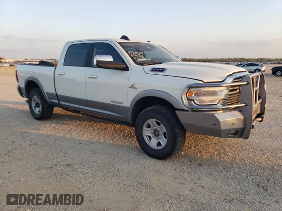 2020 Ram 2500 Laramie with VIN 3C6UR5FLXLG213731, listed as a Copart auction lot 78801954 with 92,547 mi miles and Salvage Title. Bid and sale history available at carsss.com. Image 4.