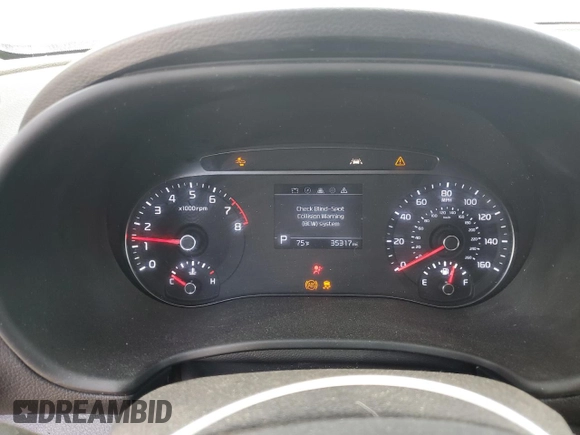 2022 Kia Soul EX with VIN KNDJ33AU3N7155669, listed as a Copart auction lot 47211445 with 35,317 mi miles and Salvage Title. Bid and sale history available at carsss.com. Image 9.