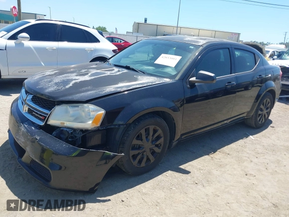 2014 Dodge Avenger SE with VIN 1C3CDZAB1EN133550, listed as a IAAI auction lot 42033001 with 137,592 mi miles. Bid and sale history available at carsss.com. Image 17.