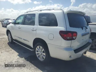 2018 Toyota Sequoia Platinum with VIN 5TDDY5G18JS158753, listed as a Copart auction lot 75848094 with 0 mi miles and Non Repairable. Bid and sale history available at carsss.com. Image 2.