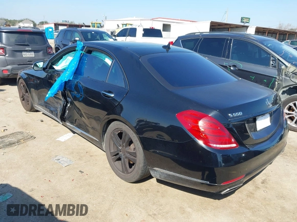 2017 Mercedes-Benz S 550 with VIN WDDUG8CB1HA314177, listed as a IAAI auction lot 41583038 with 115,182 mi miles and . Bid and sale history available at carsss.com. Image 3.