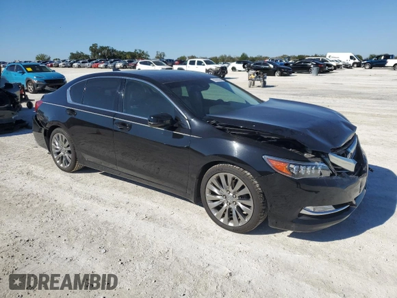 2017 Acura RLX w/Technology Pkg with VIN JH4KC1F57HC000692, listed as a Copart auction lot 82865294 with 103,131 mi miles and Salvage Title. Bid and sale history available at carsss.com. Image 4.
