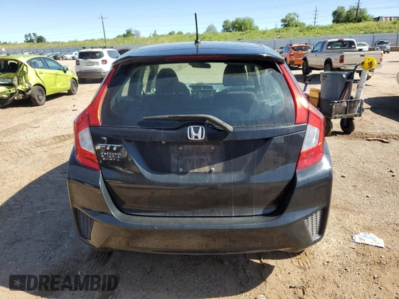 2015 Honda Fit LX with VIN 3HGGK5H55FM717684, listed as a Copart auction lot 61550505 with 146,646 mi miles and Salvage title. Bid and sale history available at DreamBid. Image 6.