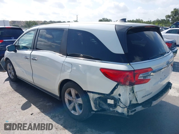 2018 Honda Odyssey EX with VIN 5FNRL6H57JB100035, listed as a IAAI auction lot 42582758 with 88,585 mi miles and . Bid and sale history available at DreamBid. Image 21.
