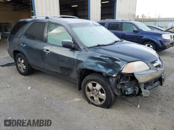 2006 Acura MDX with VIN 2HNYD18296H544627, listed as a Copart auction lot 41906985 with 150,571 mi miles and Salvage Title. Bid and sale history available at carsss.com. Image 4.