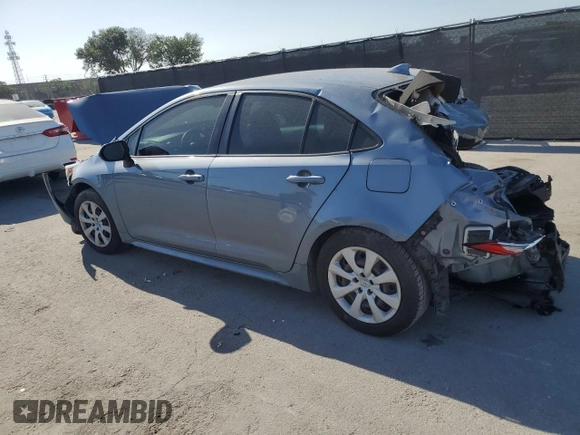 2022 Toyota Corolla LE with VIN JTDEPMAE9N3008932, listed as a Copart auction lot 52783295 with 51,313 mi miles and Non Repairable. Bid and sale history available at DreamBid. Image 2.