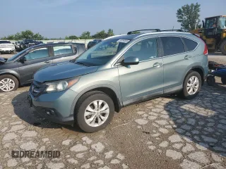 2012 Honda CR-V EX-L z VIN 2HKRM4H70CH603851, wystawiony jako Copart lot #59186805 z przebiegiem 157 965 mil mil oraz Szkoda całkowita • Salvage title. Historia ofert i sprzedaży dostępna na DreamBid. Obrazek 1.