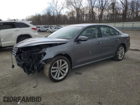 2019 Volkswagen Passat Wolfsburg Edition z VIN 1VWLA7A38KC005411, wystawiony jako Copart lot #52876005 z przebiegiem 82 144 mil mil oraz Szkoda całkowita • Salvage title. Historia ofert i sprzedaży dostępna na DreamBid. Obrazek 1.