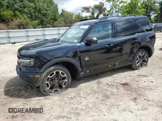 2021 Ford Bronco Sport Outer Banks z VIN 3FMCR9C65MRA94918, wystawiony jako Copart lot #58245875 z przebiegiem 46 196 mil mil oraz Szkoda całkowita • Salvage title. Historia ofert i sprzedaży dostępna na DreamBid. Obrazek 1.