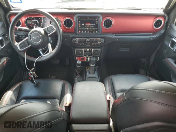 2021 Jeep Gladiator Rubicon с VIN 1C6JJTBG0ML505240, выставлен на аукционе Copart как лот 54946855 с пробегом 28 819 миль миль и Чистый • Clean title. История ставок и продаж доступна на DreamBid. Изображение 8.