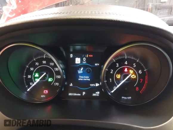 2020 Jaguar E-Pace SE z VIN SADFP2FX6L1Z77278, wystawiony jako IAAI lot #41804212 z przebiegiem 93 126 mil mil oraz . Historia ofert i sprzedaży dostępna na DreamBid. Obrazek 7.