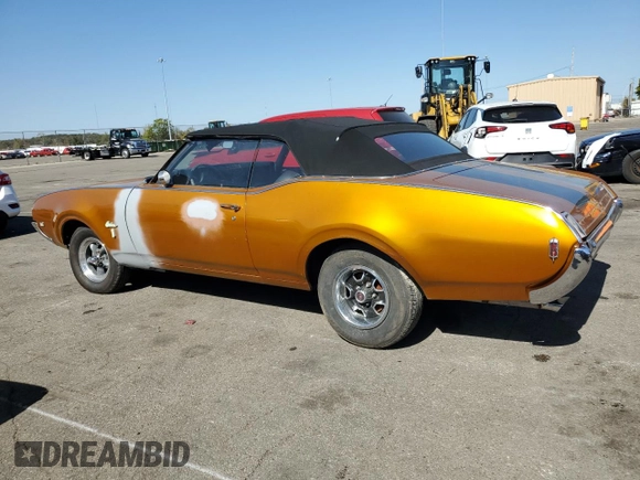 1969 Oldsmobile Cutlass with VIN 336679M390903, listed as a Copart auction lot 75278984 with Not Provided miles and Clean Title. Bid and sale history available at DreamBid. Image 2.