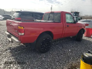 1999 Ford Ranger XL with VIN 1FTYR10V2XUA02653, listed as a Copart auction lot 45422715 with 183,456 mi miles and Salvage Title. Bid and sale history available at carsss.com. Image 3.