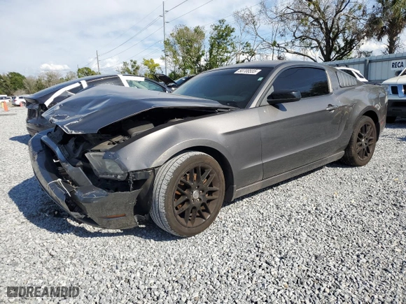 2014 Ford Mustang V6 with VIN 1ZVBP8AM5E5203414, listed as a Copart auction lot 50708555 with 134,837 mi miles and Salvage Title. Bid and sale history available at carsss.com. Image 1.