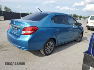 2019 Mitsubishi Mirage ES z VIN ML32F3FJ8KHF16562, wystawiony jako Copart lot #55460175 z przebiegiem 142 557 mil mil oraz Szkoda całkowita • Salvage title. Historia ofert i sprzedaży dostępna na DreamBid. Obrazek 3.