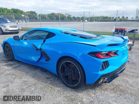 2023 Chevrolet Corvette 2LT with VIN 1G1YB2D49P5131567, listed as a IAAI auction lot 42005964 with Not provided miles and . Bid and sale history available at DreamBid. Image 3.