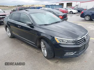 2017 Volkswagen Passat V6 SEL Premium with VIN 1VWCM7A38HC062319, listed as a IAAI auction lot 41255700 with 178,995 mi miles. Bid and sale history available at carsss.com. Image 1.