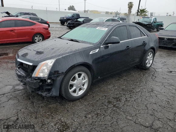 2009 Cadillac CTS RWD w/1SB with VIN 1G6DU57V890150457, listed as a Copart auction lot 48955415 with 92,980 mi miles and Salvage Title. Bid and sale history available at carsss.com. Image 1.