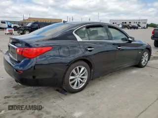 2017 Infiniti Q50 Premium with VIN JN1EV7AR2HM836459, listed as a Copart auction lot 62679735 with 91,161 mi miles and Salvage title. Bid and sale history available at DreamBid. Image 3.