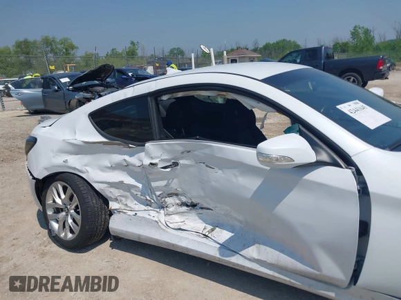 2016 Hyundai Genesis Coupe 3.8L Base with VIN KMHHT6KJ9GU131607, listed as a IAAI auction lot 42441645 with 42,848 mi miles and . Bid and sale history available at DreamBid. Image 6.