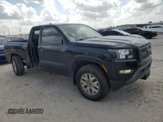 2022 Nissan Frontier SV with VIN 1N6ED1CM4NN682645, listed as a Copart auction lot 74834384 with 25,912 mi miles and Salvage title. Bid and sale history available at DreamBid. Image 4.