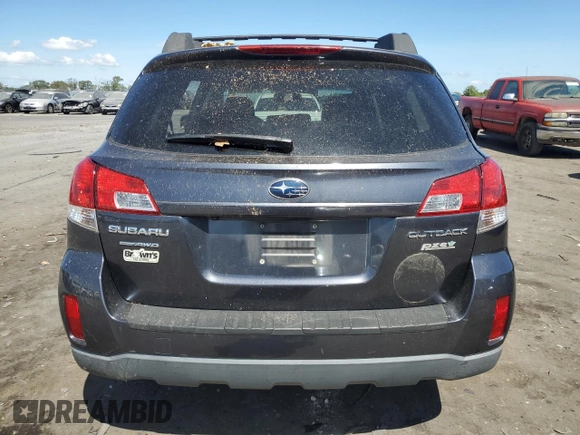 2011 Subaru Outback 2.5i Prem AWP/Pwr Moon with VIN 4S4BRBGC1B1428906, listed as a Copart auction lot 71316624 with 95,404 mi miles and Salvage Title. Bid and sale history available at carsss.com. Image 6.