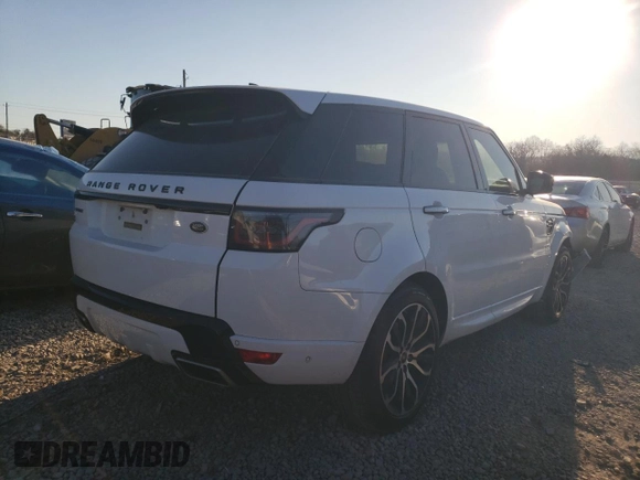 2019 Land Rover Range Rover Sport HSE Dynamic with VIN SALWV2SV4KA847559, listed as a Copart auction lot 41747435 with 42,341 mi miles and Salvage Title. Bid and sale history available at carsss.com. Image 3.