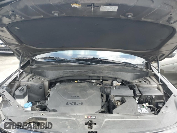 2022 Kia Telluride S with VIN 5XYP6DHCXNG244422, listed as a Copart auction lot 55482305 with 91,541 mi miles and Salvage Title. Bid and sale history available at DreamBid. Image 12.